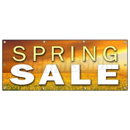 Signmission SPRING SALE BANNER SIGN store clearance signs huge storewide B-96 Spring Sale